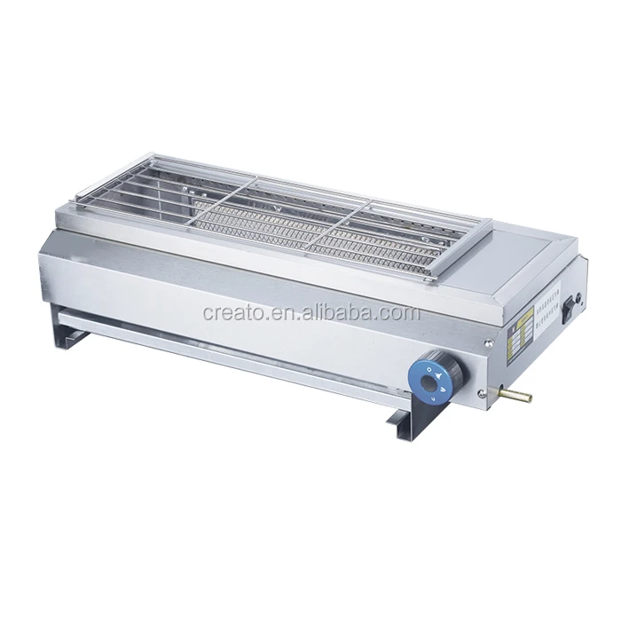 

Hot sale good price ceramics Table top LPG Gas BBQ grill