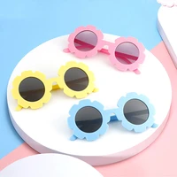 2022 new sunflower color childrens decorative photography lovely sunglasses candy color childrens sunglasses for men and women