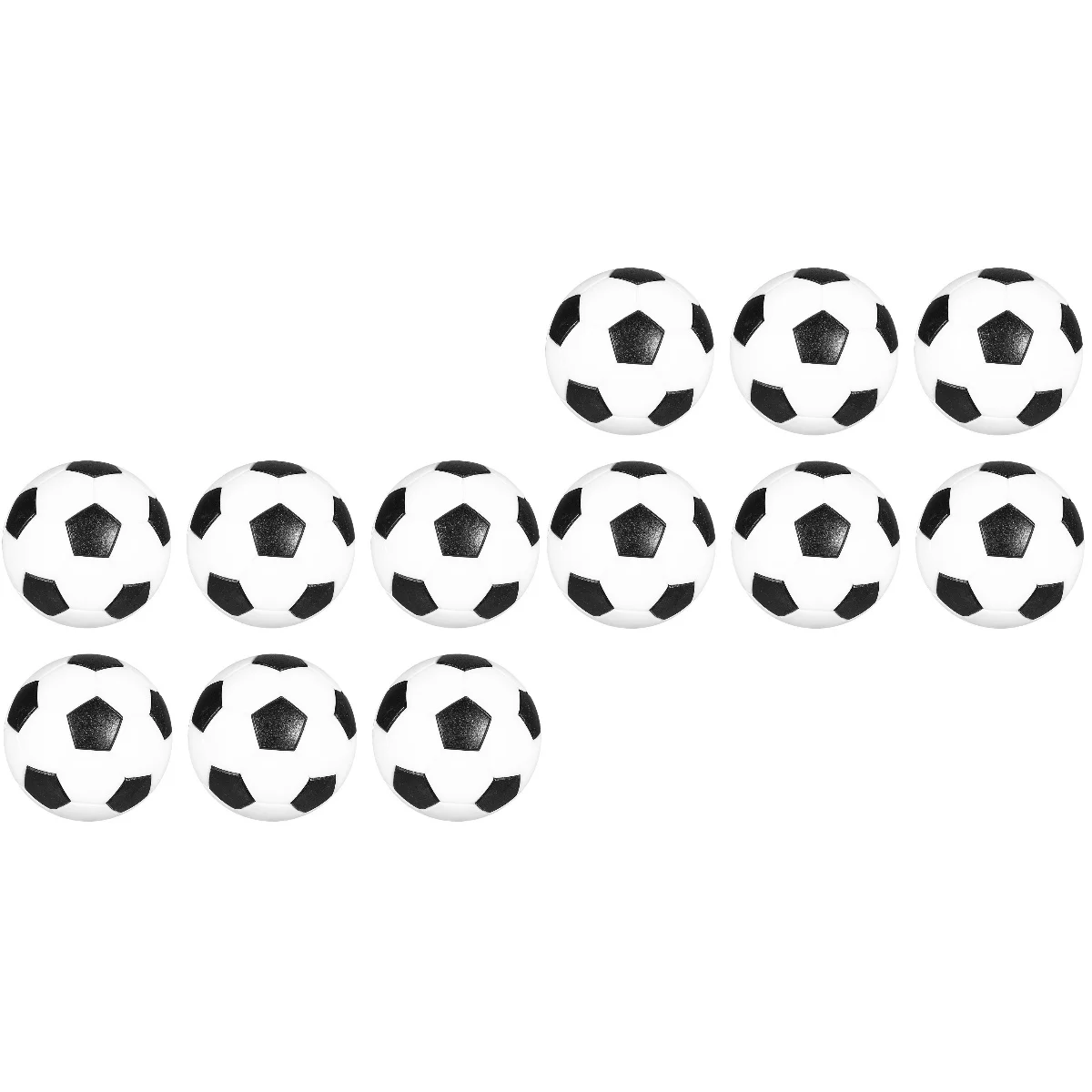 

2 шт. WINOMO, 6 шт. черно-белых мини-мячей, настольный футбольный мяч, 32 мм, сменные футбольные мячи