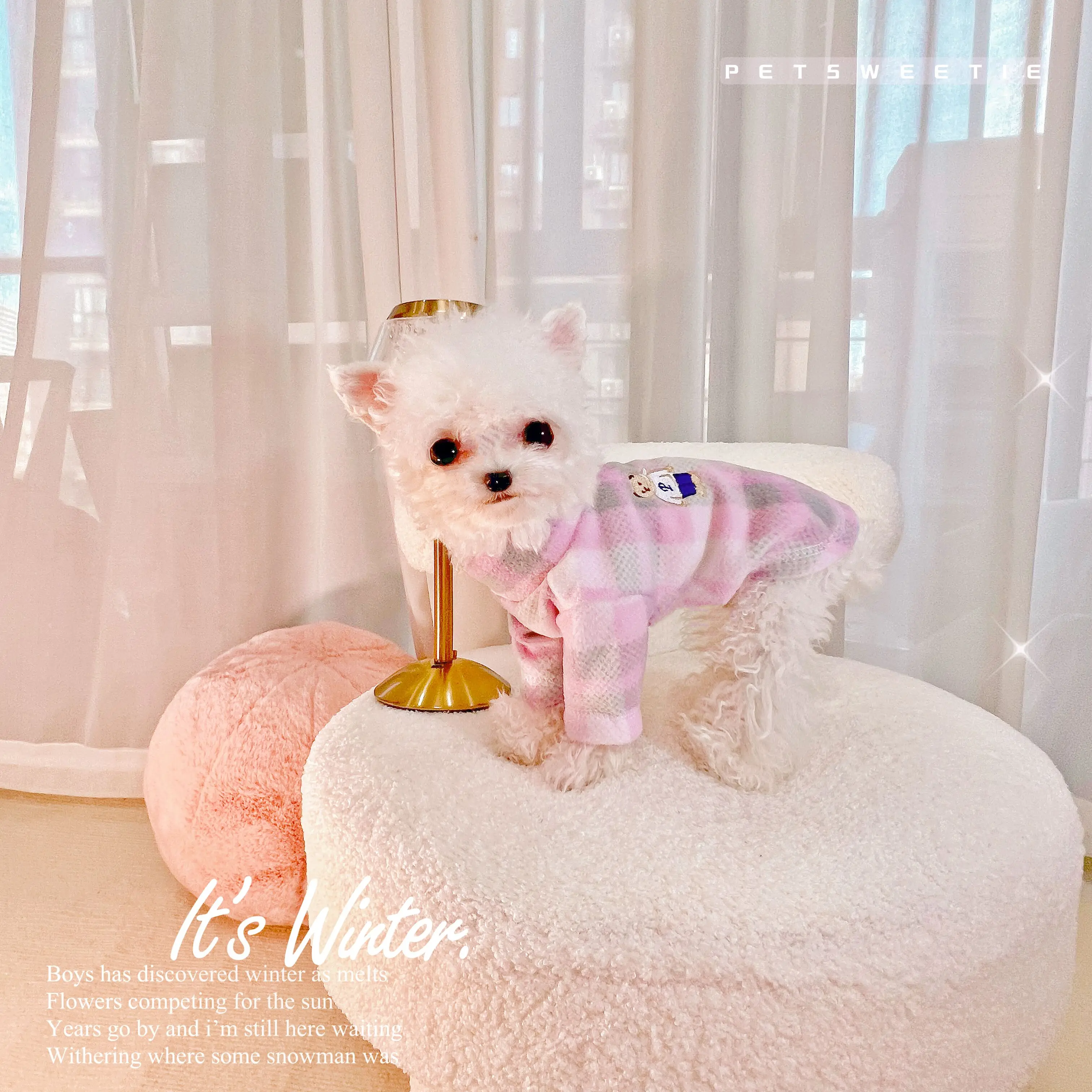 Новый осенний теплый свитер серии Polar Bear Bascoat Pet Dog Teddy