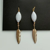 2022 new trendy earring gold color fashion jewelry luxury long women drop earrings designs for lady