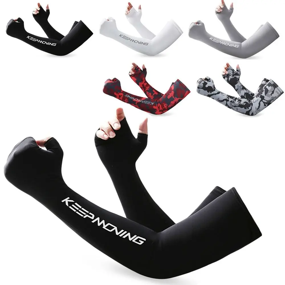 

New Running Summer Cooling Basketball Outdoor Sport Arm Sleeves Arm Cover Sun Protection