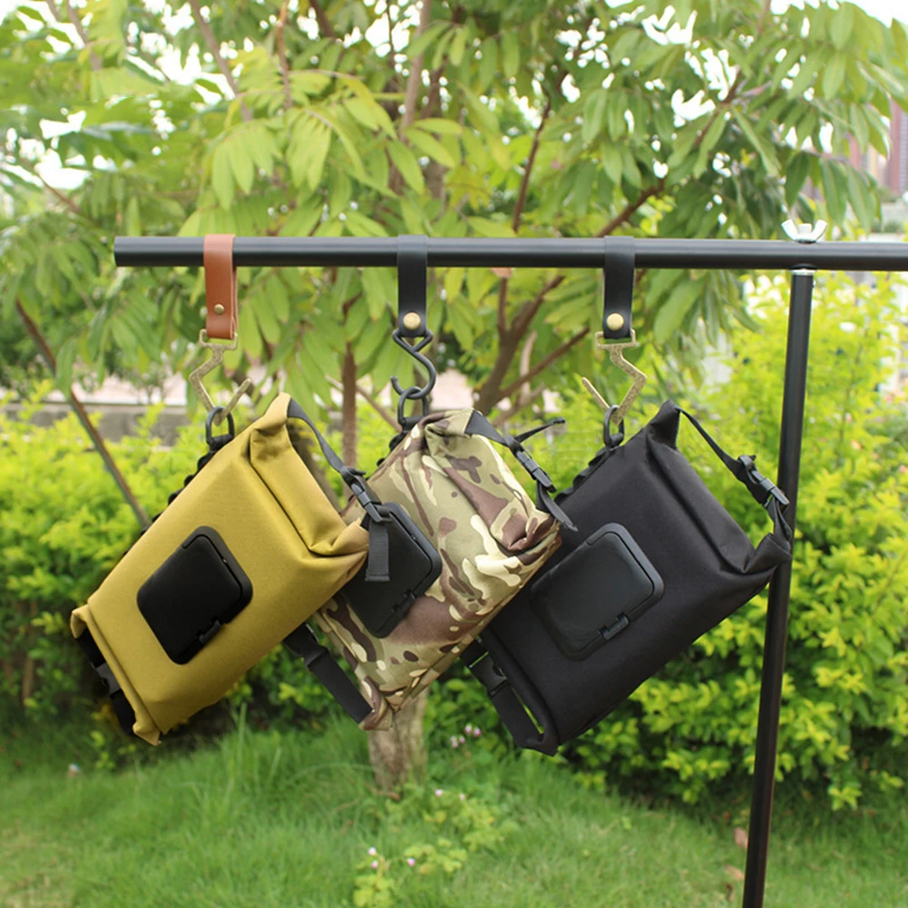 

Outdoor Wet Tissue Box Canvas Paper Towel Wipes Dispenser Hanging Bag Storage Holder for Hiking Picnic Supplies
