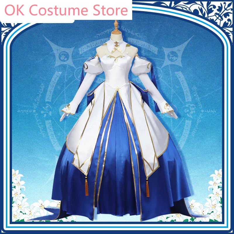 Аниме! Fate/Grand Order FGO Arcueid V1.0 игровой костюм принцессы великолепное платье униформа