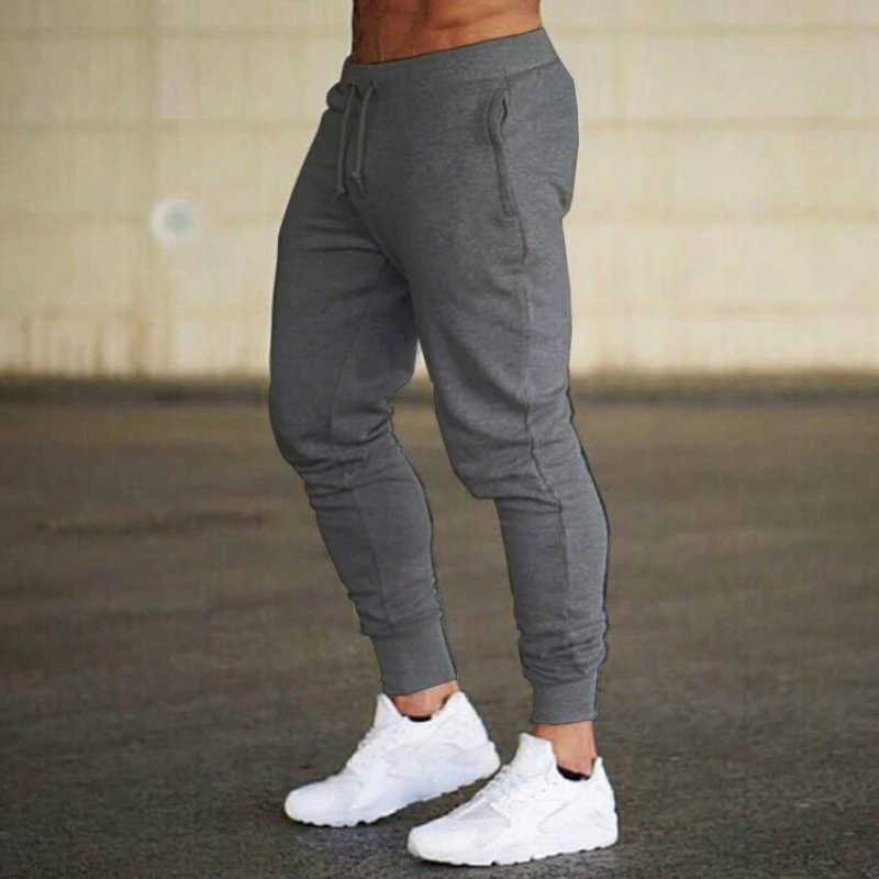 New Jogging Pants Men Sport Sweatpants Running Pants Pants Men Joggers Cotton Trackpants Slim Fit Pants Bodybuilding Trouser