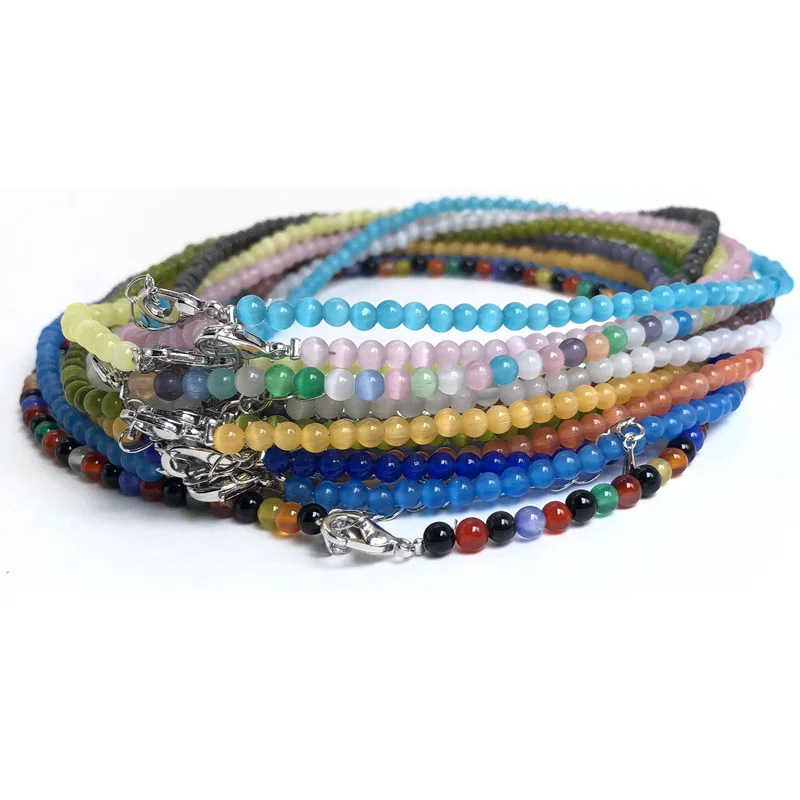 Ожерелье женское с натуральным агатом ювелирное изделие ручной работы в