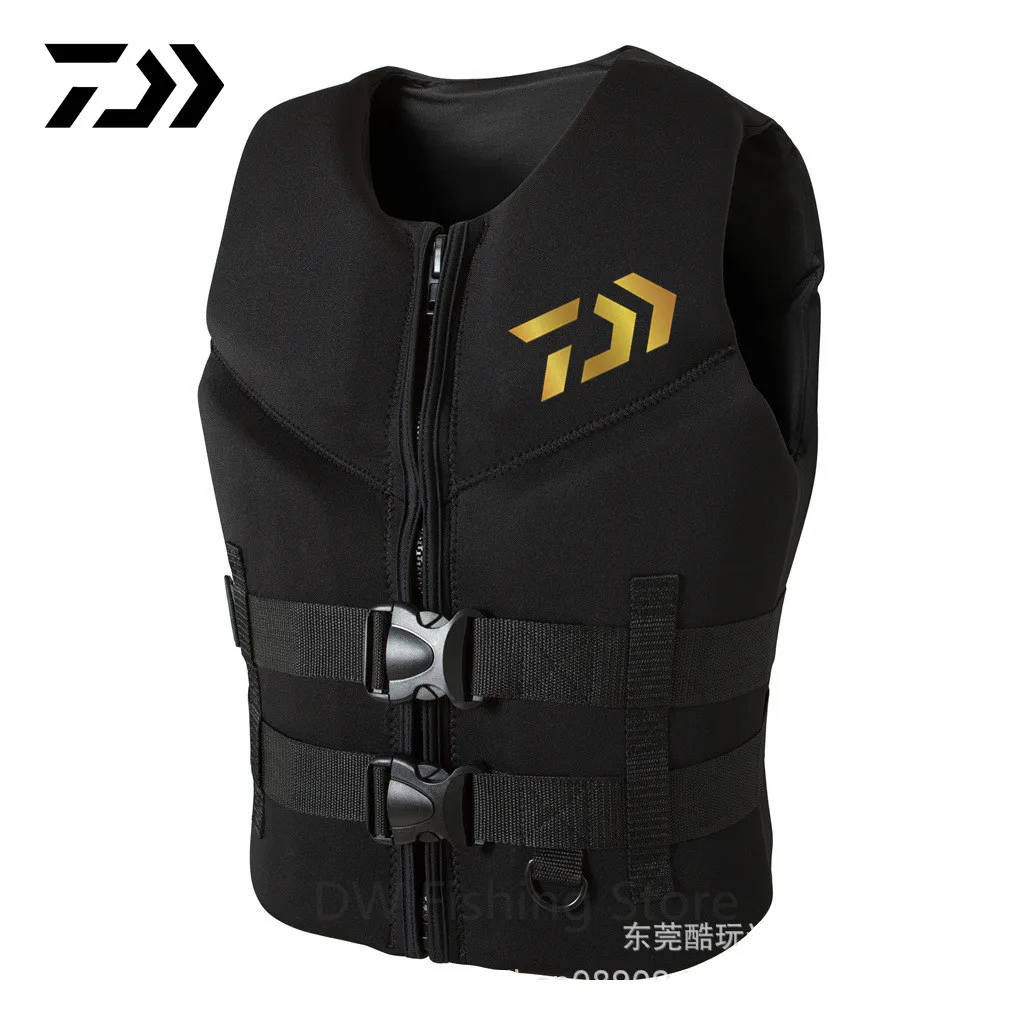 

Daiwa Fishing Life Jacket Adult Swimming Life Vest Outdoor Buoyancy First Aid Kayak Vest for Drifting Boating Rescue Jacket
