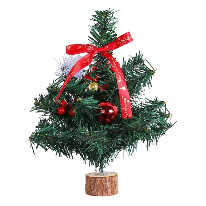 

Мини-декор рождественской елки, украшение с бантом и деревянной основой, красные ягоды, декор стола для дома, спальни, гостиной