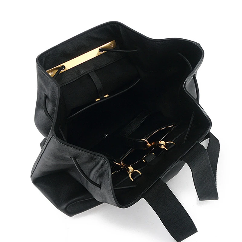 Имя на заказ инициалы рюкзаки из 100% натуральной кожи для женщин роскошные