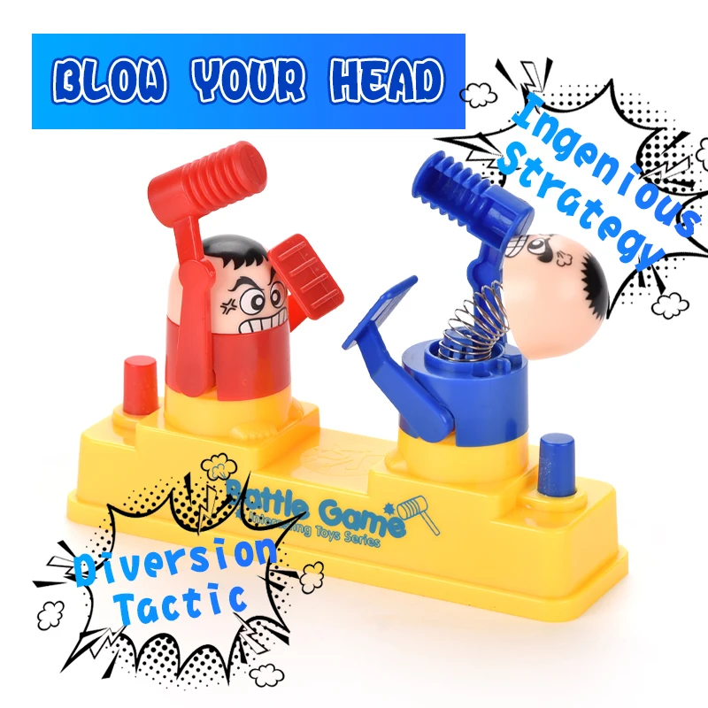 Children's Prank Decompression Funny Toys Two-person Head Fidgeting Game Parent-child Interactive Board Children Toy |