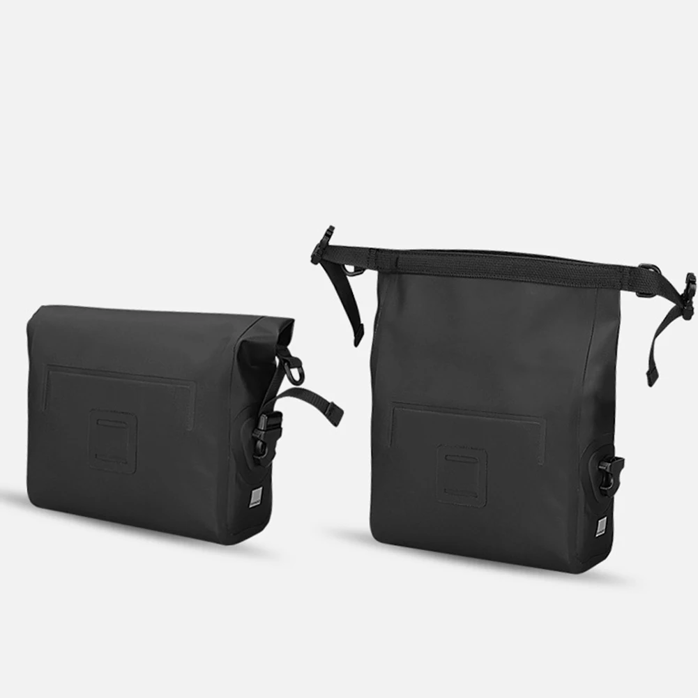 

Передняя сумка для велосипеда, 27x21,5x9 см, с плечевым ремнем, водонепроницаемая тканевая водонепроницаемая сумка на руль SAHOO