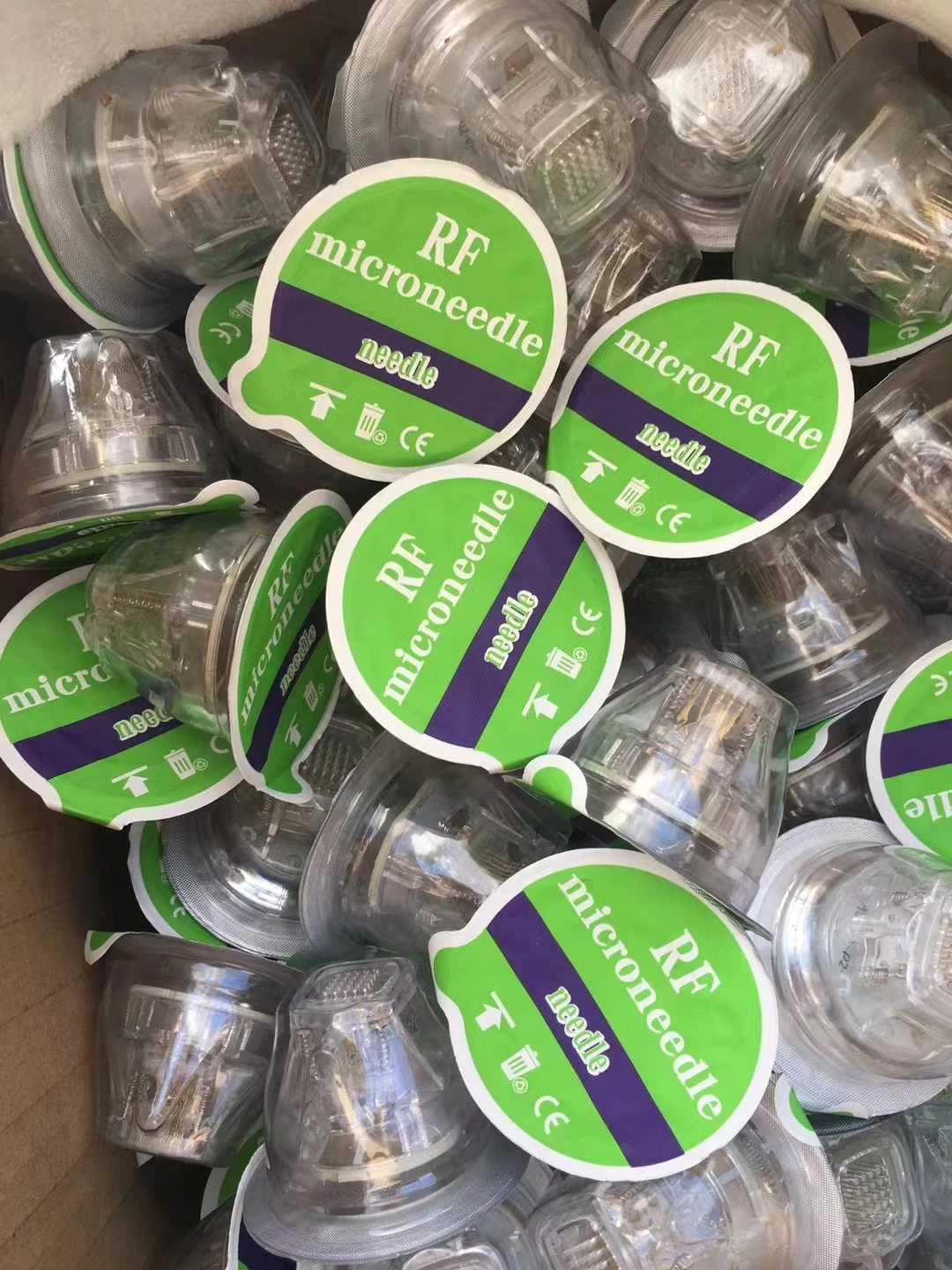 Одноразовые расходные материалы зеленые Сменные картриджи с золотым покрытием