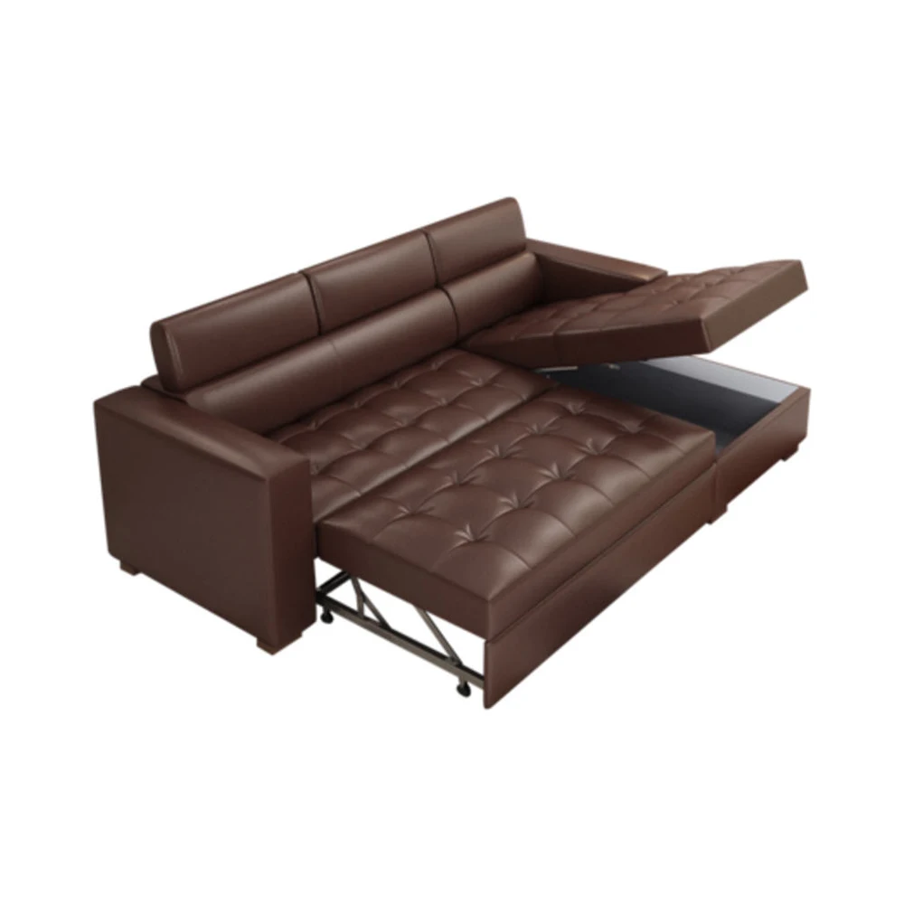

cow real genuine leather sofa bed with storage living room furniture couch/ living room sofa sectional corner modern style