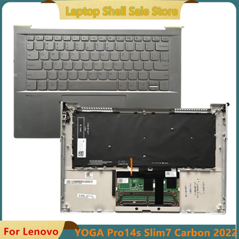 Новинка для Lenovo Yoga Pro14s Slim7 Carbon 2022 ноутбук верхний корпус Упор рук подсветка