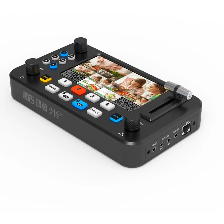 

Hot Selling Hd 4Channel Screen Recorder Design Hdmi Rgb Mixer Live Streaming Video Switcher