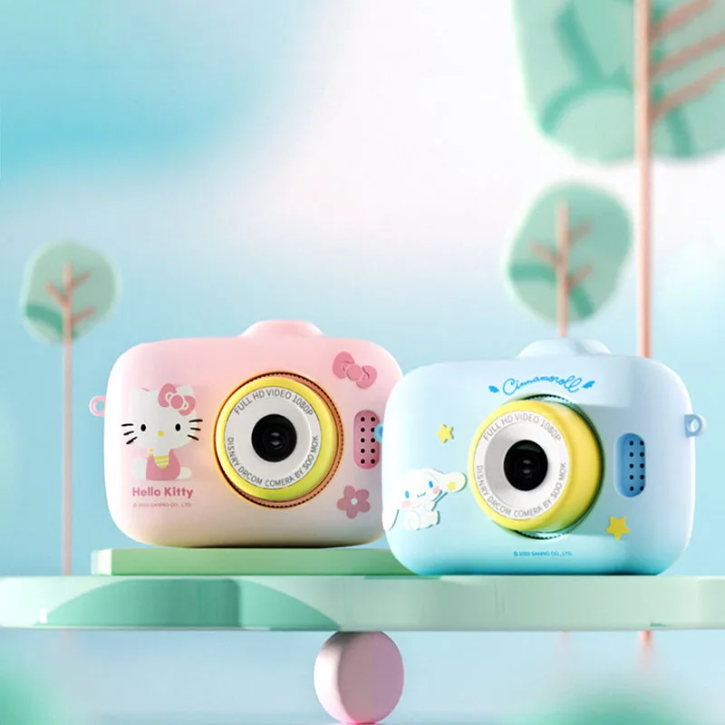 

Детская цифровая камера Cinnamoroll с мультяшным рисунком, может снимать фото, маленькая зеркальная камера, симуляция Hd, мини-камера, игрушка для детей