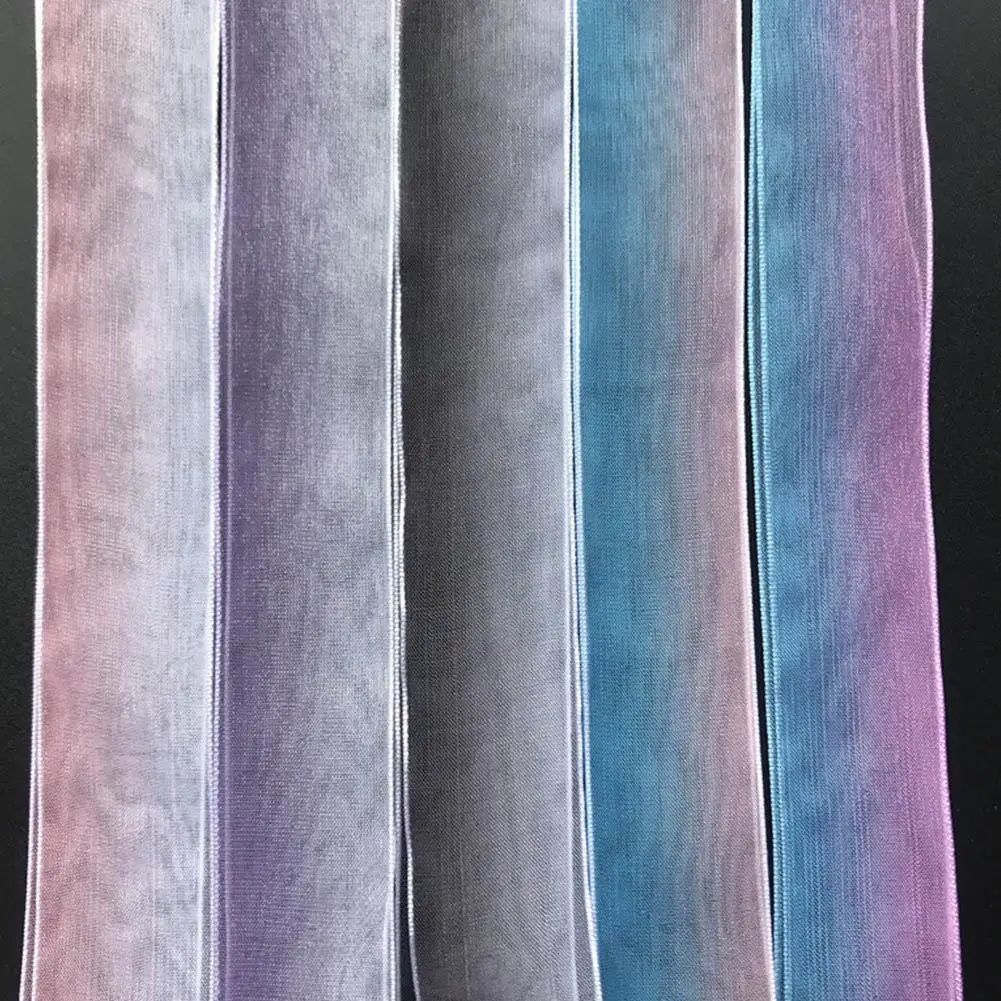 2.5cm Width Organza Shoe Strings Women Bow Shoelaces Flat Silk Satin Ribbon Canvas Shoes Shoelace Sneakers Sport Shoes Lace Gift