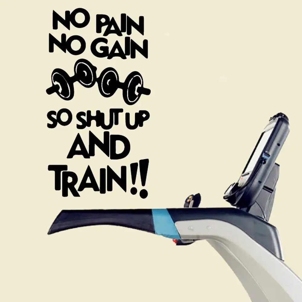 Креативный декор в тренажерном зале наклейки на стену цитата без бои змеи