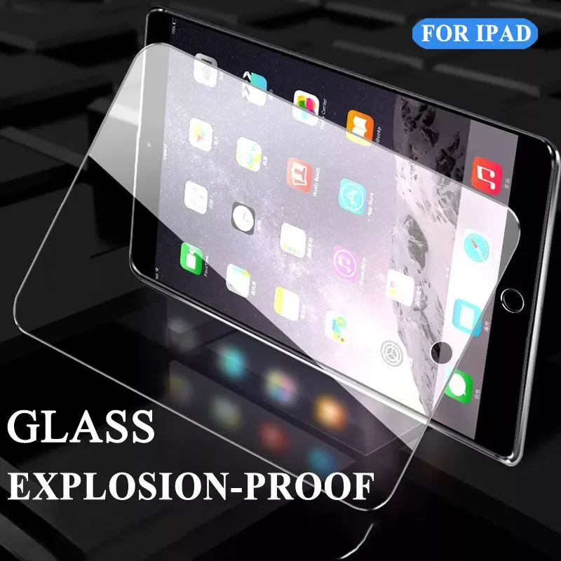 

Glass For iPad 2018 9.7 Air 1 2 3 4 Screen Protector Mini 1 2 3 4 5 Protective Film For iPad Pro 11 10.5 10.2 10.9 2021