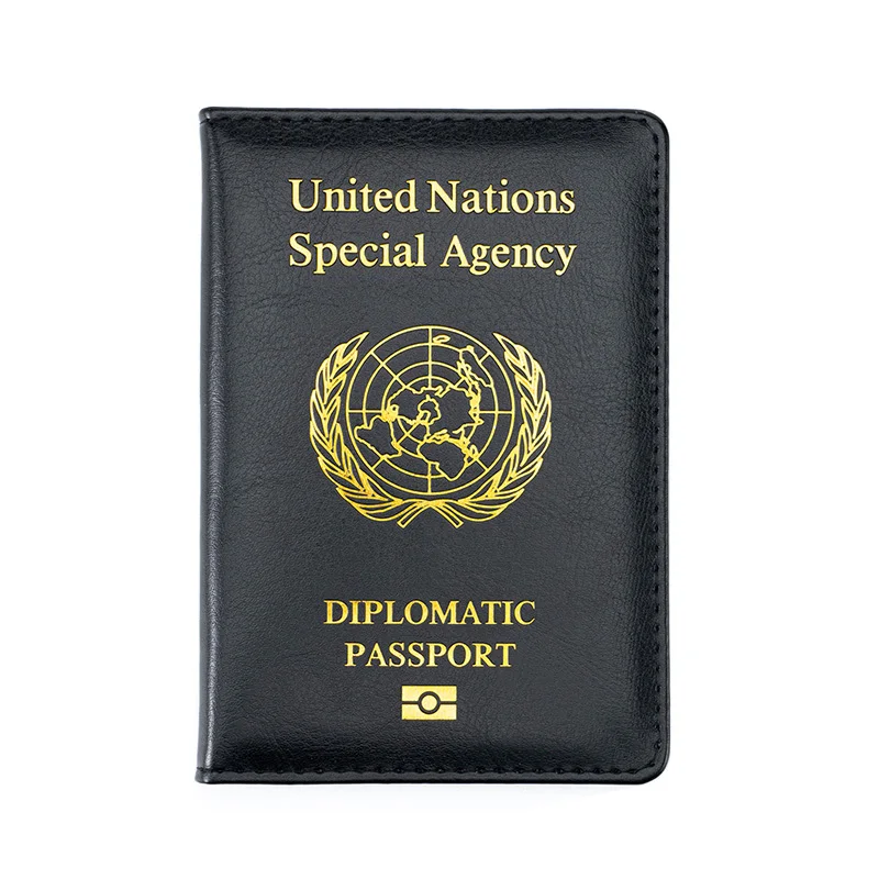 United Nations Diplomatic Passport Cover Personalized Designer Passport Holder images - 6