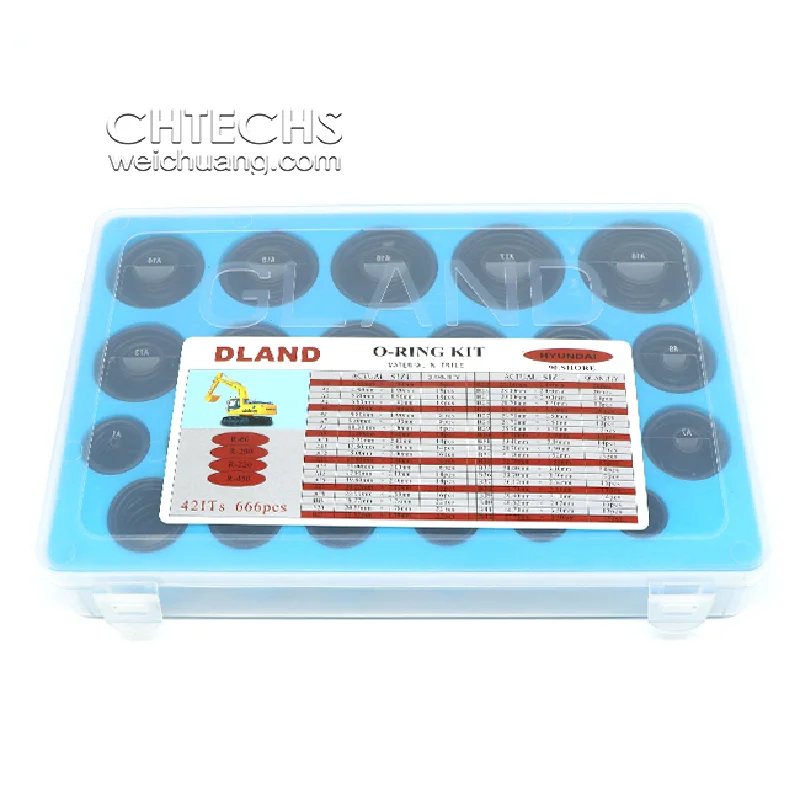 Прямая продажа с фабрики Детский комплект уплотнительных колец для SK HYUNDAI E