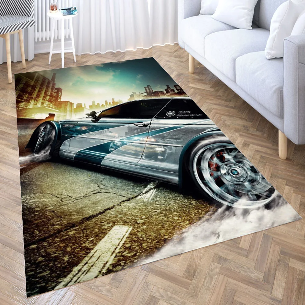 

Need For Speed Most Wanted Area Rug for Living Room Floor Mat Carpet for Bedroom Bedside Entrance Doormat Anti-slip Home Decor