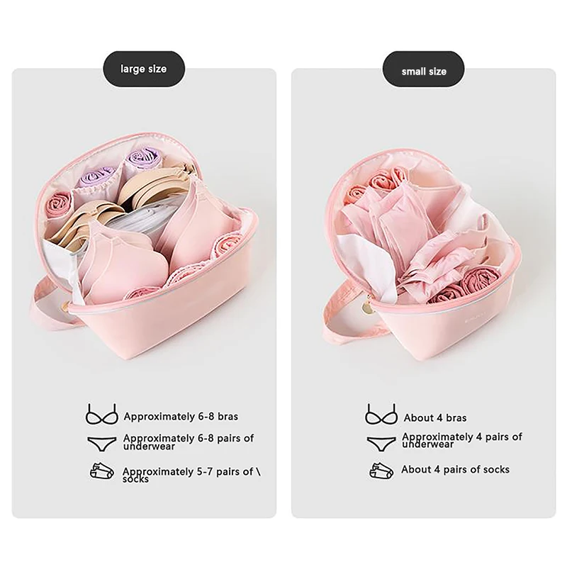 Multifunctional Underwear Storage Bag Travel Clothes Bra Socks Divider Organizer Pouch Women Portable Cosmetic Stuff Washing Bag