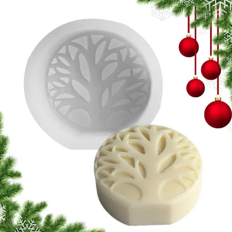 3D формочка для свечи в виде древесины жизни маленькая ароматная форма свечей