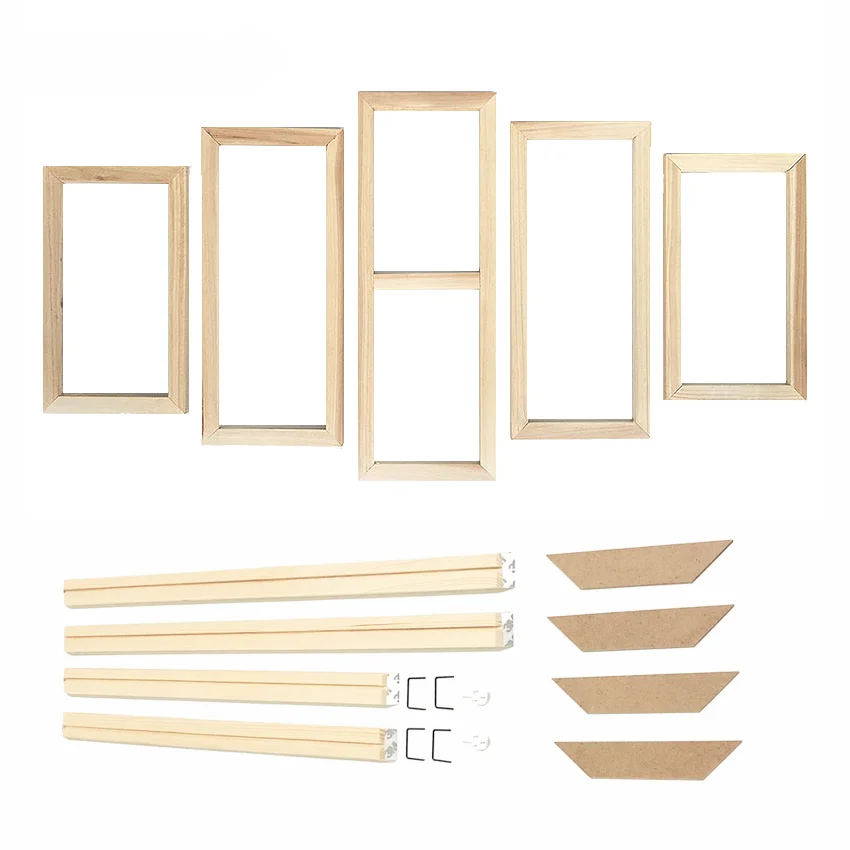 

Wood Picture Frames Wall Canvas Frame Natural DIY Large Size Wooden Photo Frame for Custom Art Oil Painting Home Decor Poster