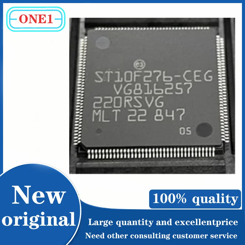 

1PCS/lot New original ST10F276CEG ST10F276-CEG ST10F276 QFP144