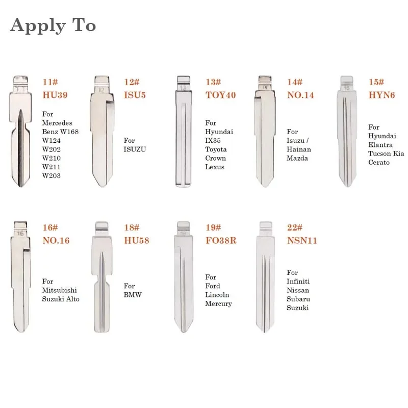 5 шт. универсальный пульт дистанционного управления флип-лезвие для KeyDiy Xhorse VVDI JMD