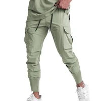 thin ice tow trousers trendy loose large size multi pocket air conditioned pants quick drying sports pants japanese streetwear