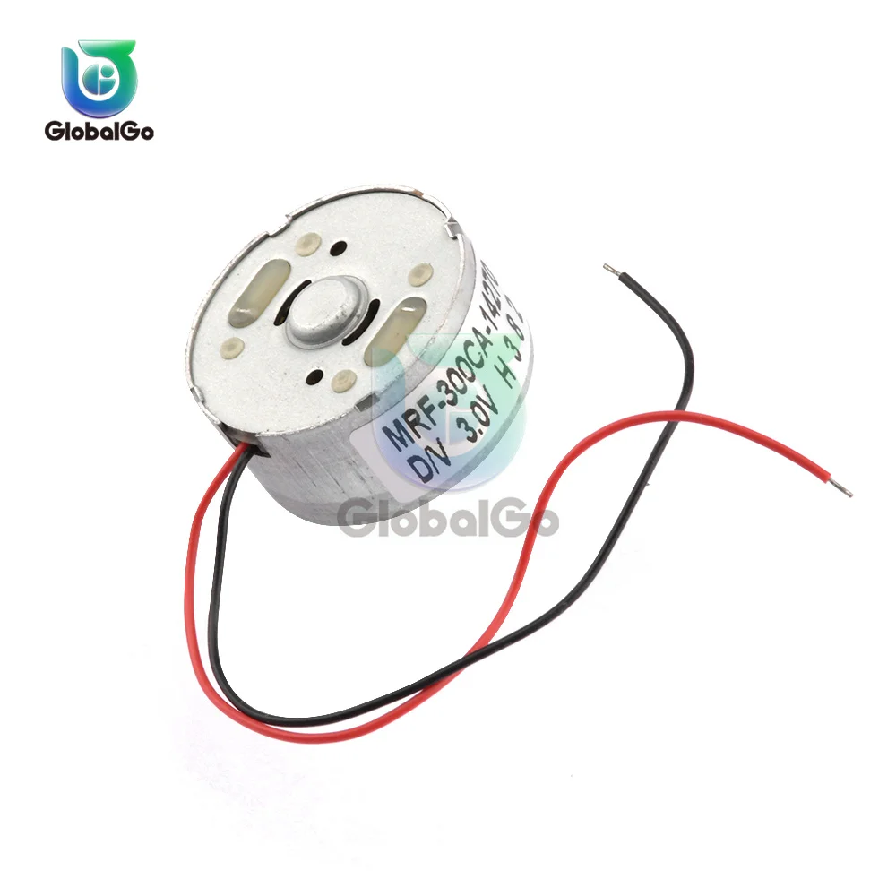 1PC DC 6V Mini 300 Motor Micro DC Motor Hobby Toys Motor Type 300 for Solar Panel Radio Recorder CD Player