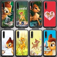 deer thumper bambi phone case for huawei p20 p30 p40 lite e pro mate 40 30 20 pro p smart 2020