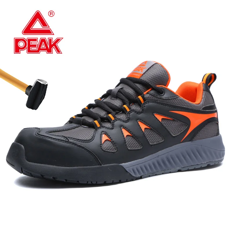 

Men's Safety Shoes Work Shoe Steel Toe Comfortable Lightweight Breathable Anti-smashing Construction Shoe