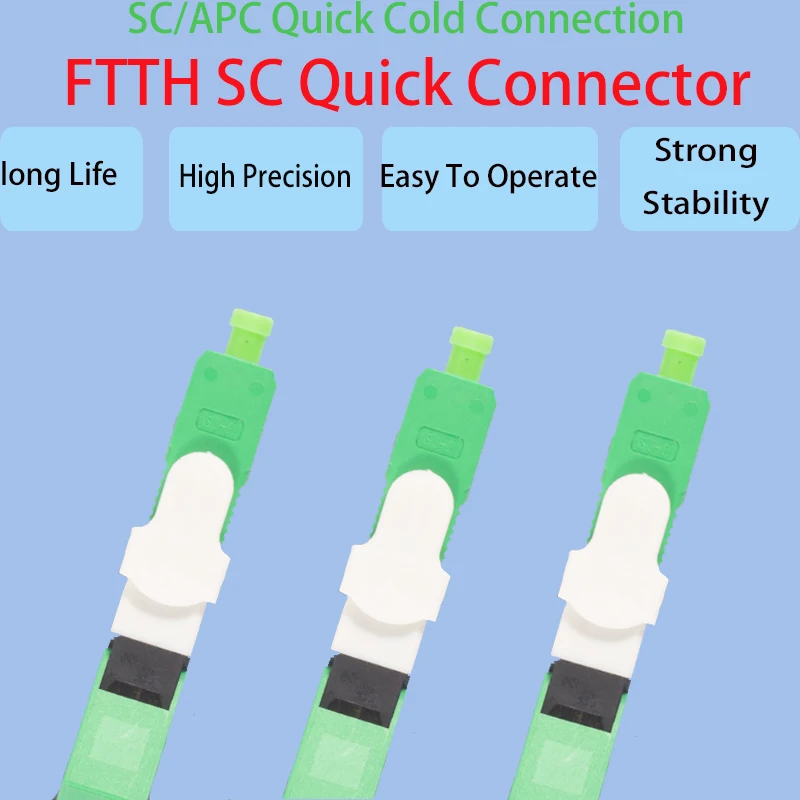 FTTH ESC250D SC APC & UPC одномодовый волоконно-оптический Быстрый коннектор встроенный SM