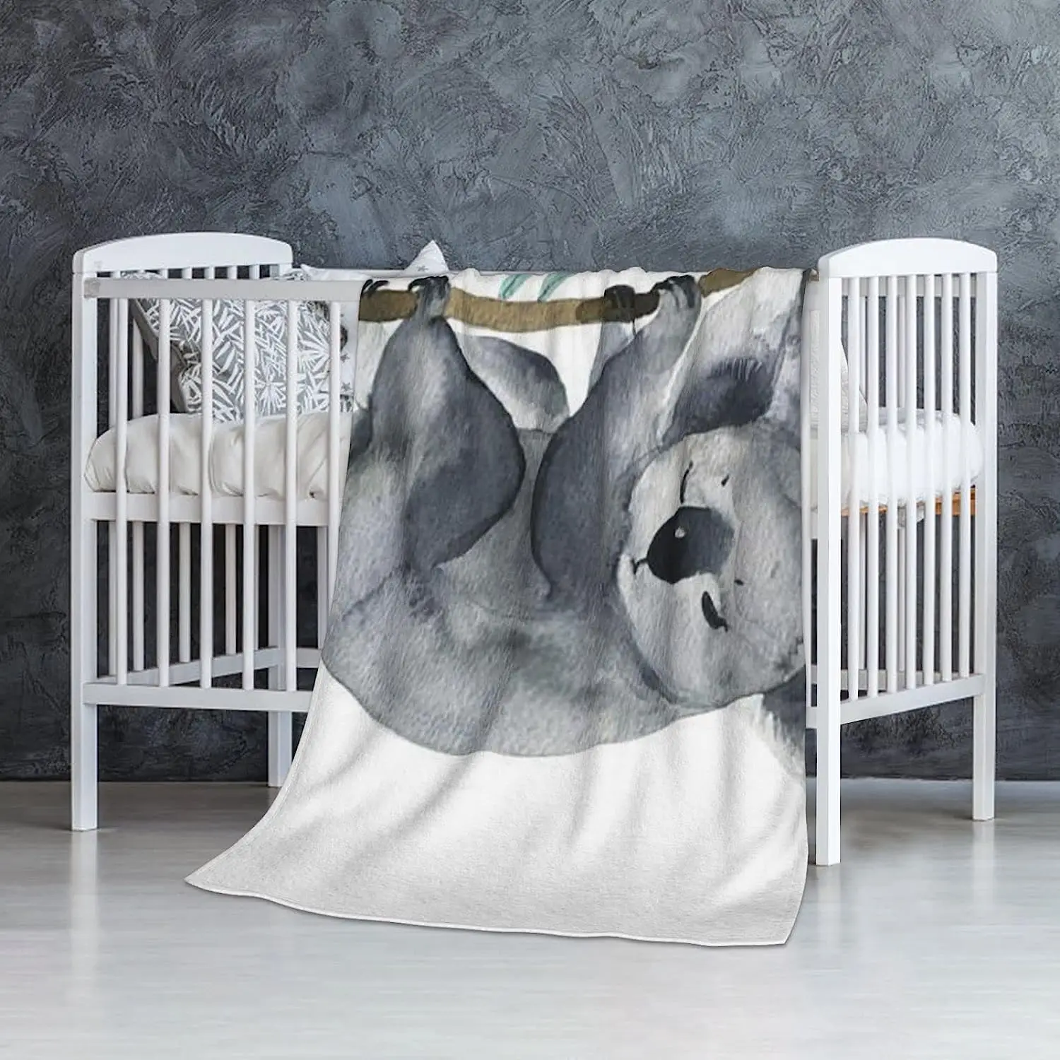 Фланелевое Одеяло с забавными коалы дорожные одеяла 280 г/м2 мягкое теплое одеяло