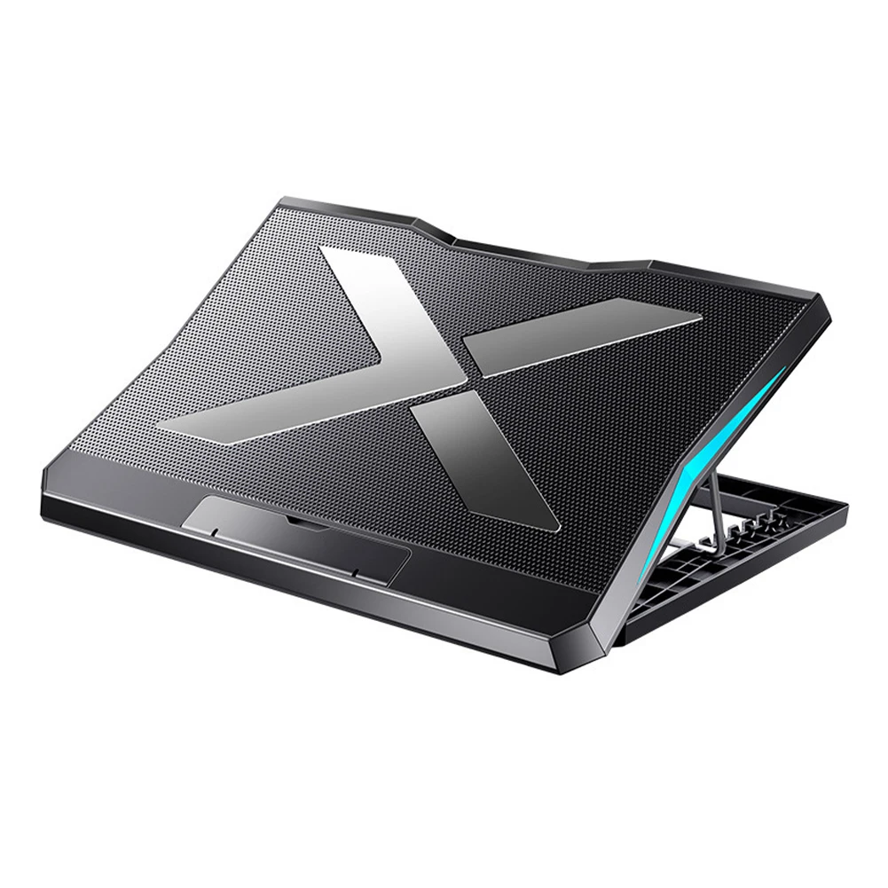 

Подставка для ноутбука, портативная охлаждающая подушка для дома и офиса, с регулируемой высотой, двойным USB разъемом, нескользящая универс...