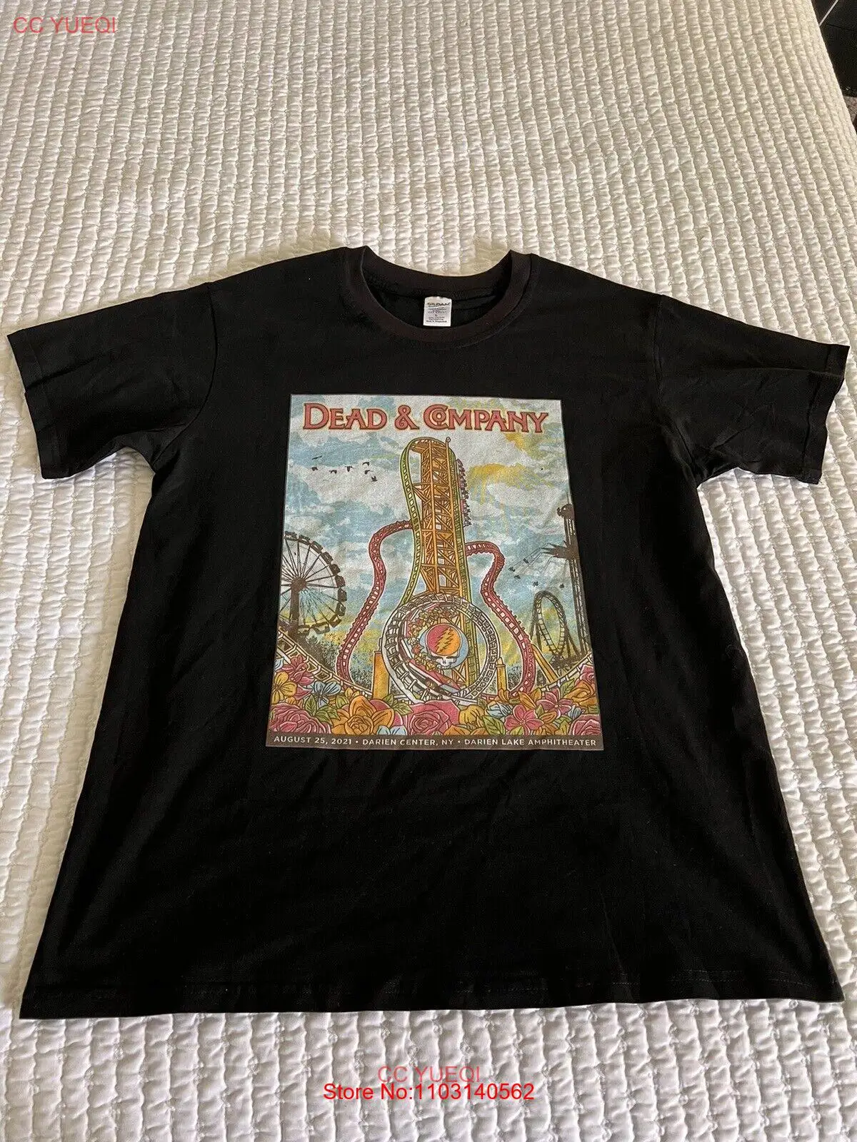 Винтажная рубашка для поездок с изображением дэриена озера Нью-Йорк 2012