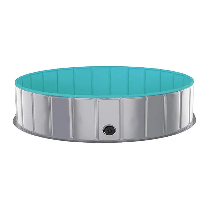 

Foldable Dog Pool Anti Slip Pets Swimming Pool Portable Hard PVC Pet Bathtub Anti Leak Collapsible Dog Pool For Dogs Kids Lawn