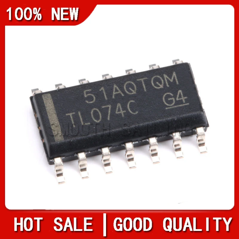 10 шт. TL074CDT SOP14 TL074 SOP TL074C SMD 074C TL074CDR SOP-14 новая и оригинальная интегральная схема