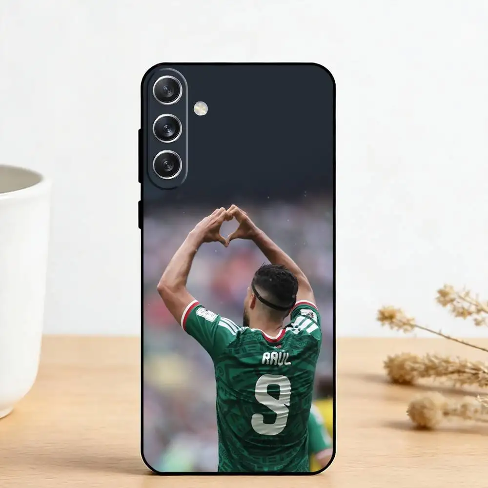 Чехол для телефона Mexican Complete 9 R-Raul Jimenez для Samsung Galaxy A73, A72, A71, A70, A53, A52, A51 и других моделей, мягкий черный чехол (art.: 3920dbd21a3bf) - 3920dbd21a3bf