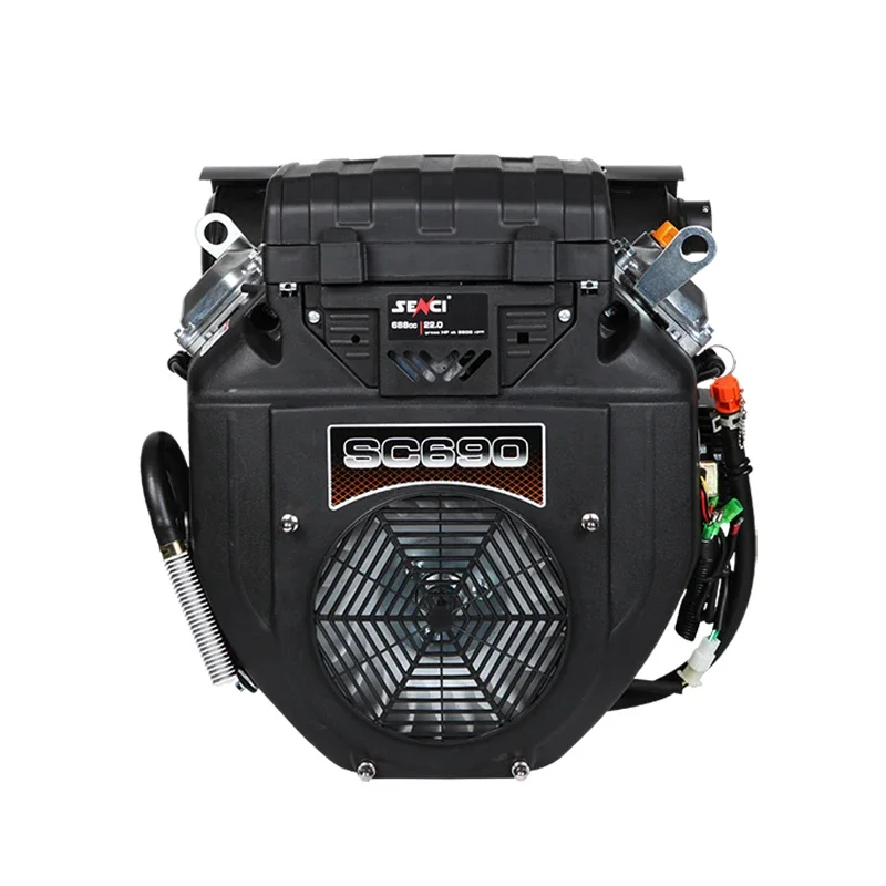Senci v-twin бензиновый двигатель двухцилиндровый горизонтальный вал двигателя