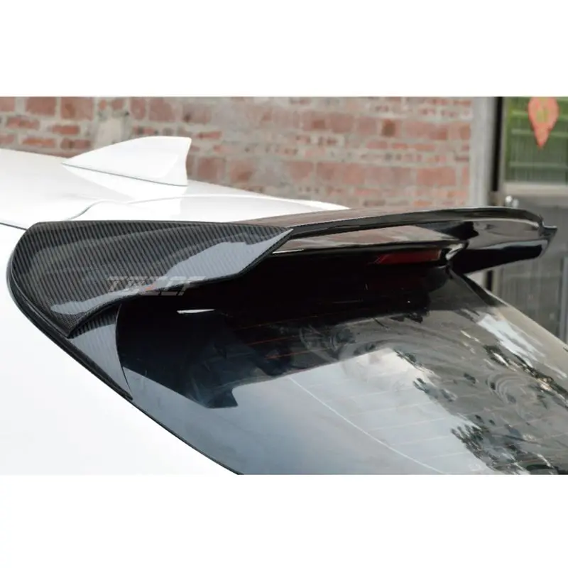 Настоящее углеродное волокно FRP спортивный автомобиль на задней крышу двойной