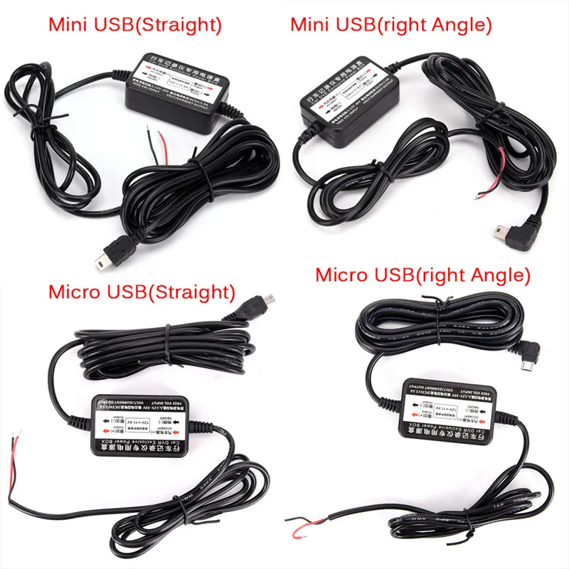 

1pc 2*1.18in Micro/Mini USB Hard Wired Car Charger Power Inverter Converter For Tablet Phone DVR Recorder GPS