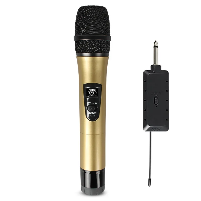 Беспроводной микрофон E8 2-канальный профессиональный ручной УВЧ для караоке