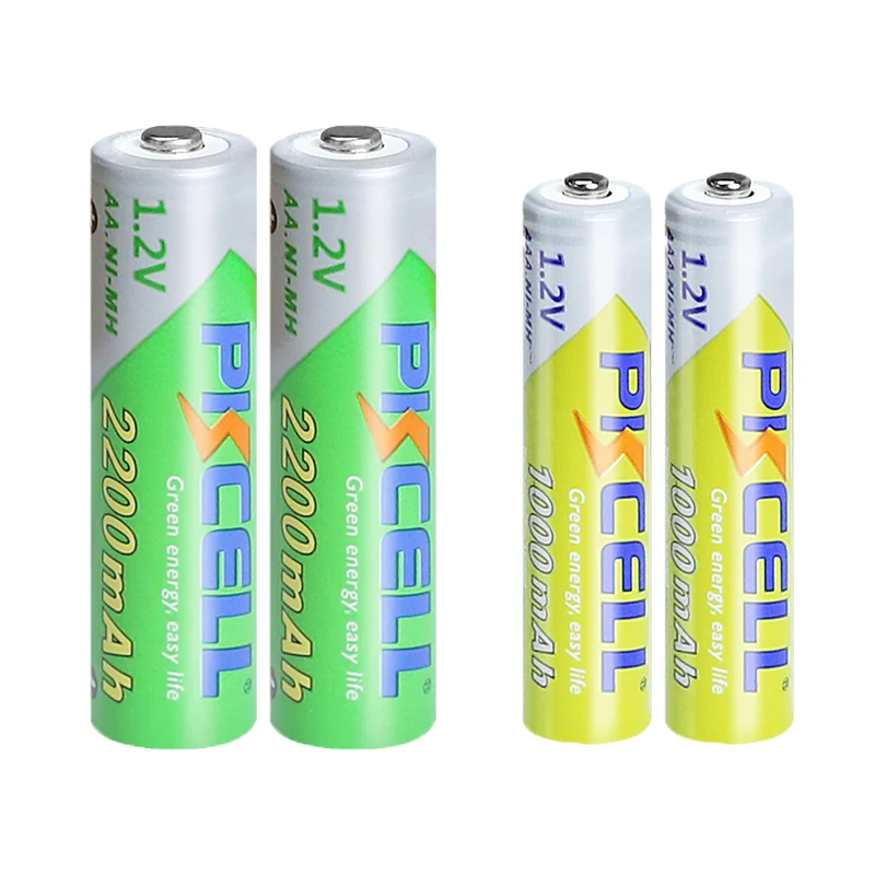 

Аккумуляторная NIMH батарея PKCELL 1,2 в, 2/3/4 шт., AA, LSD, 2200 мА · ч + 2/3/4 шт., AAA, 1000 мА · ч