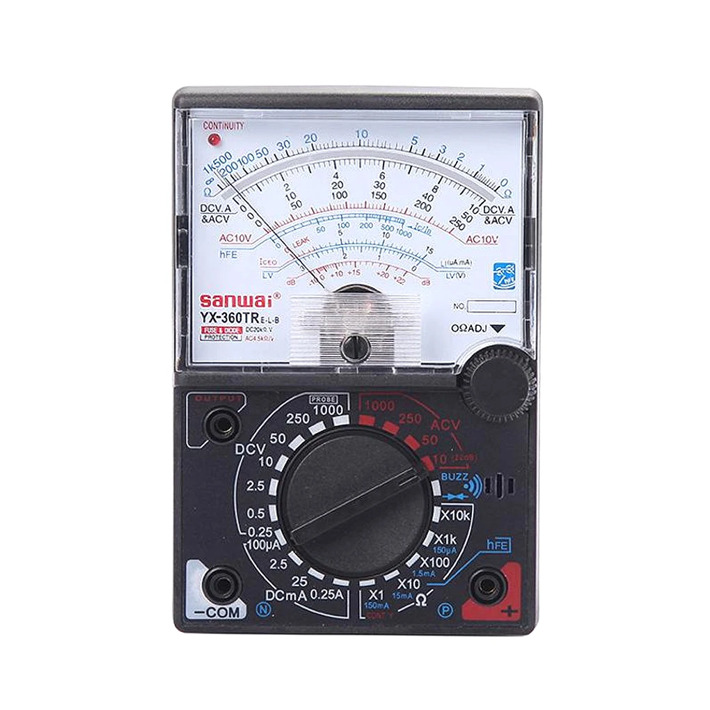 

Analog Multimeter Portable Accurate Adjustable Voltmeter Current Meter