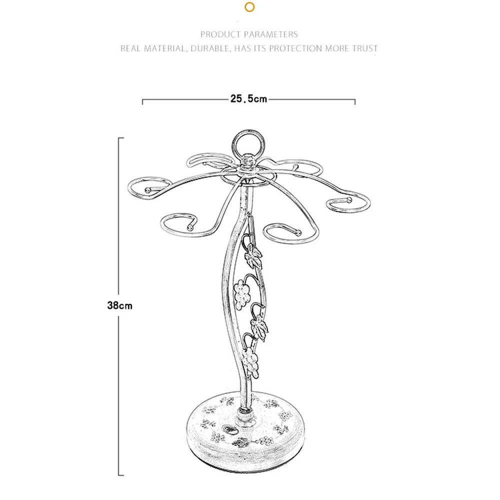 Стеклянная вешалка для чашек корзины винный стеллаж стойка Железный контейнер