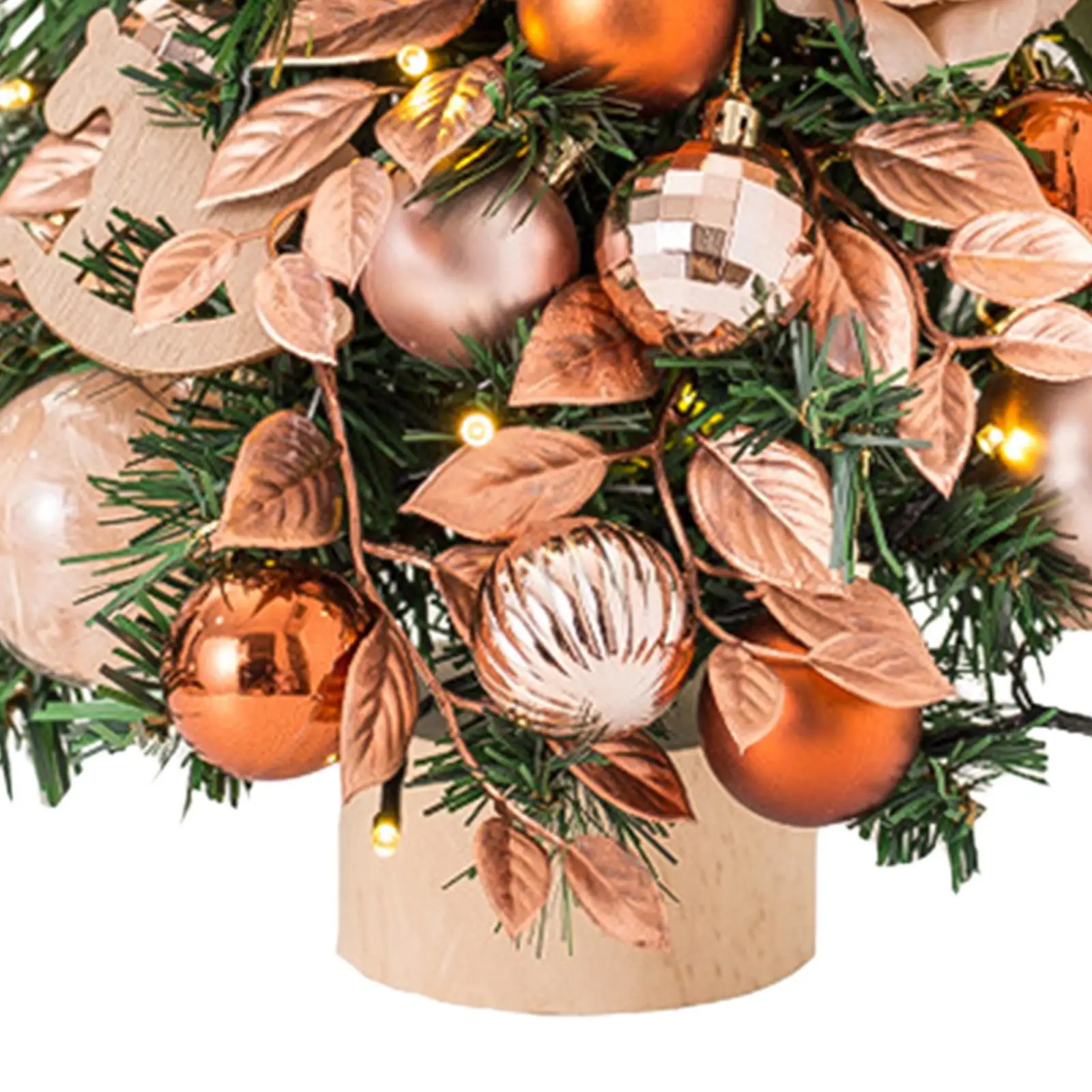 

Mini Artificial Christmas Tree Hanging Ornaments Balls for Living Room Home